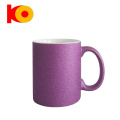 Best Selling11oz Glitzer Wärmeübertragung Drucken benutzerdefinierte Muster Flash Keramikbeschichtete Tassen